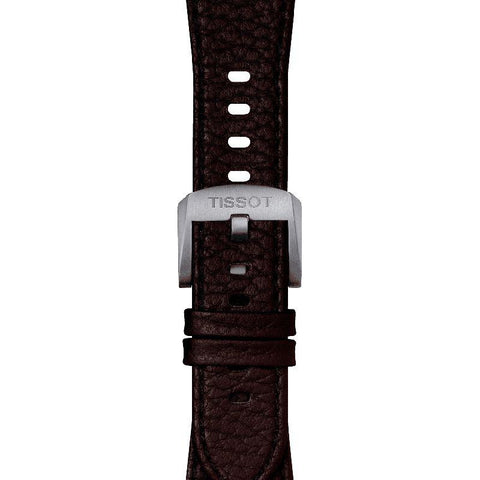 The Watch Boutique Tissot Official Brown PRX Leather Strap with Steel Endpiece