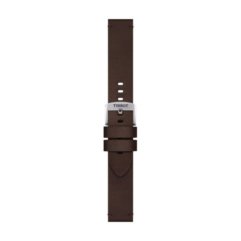 The Watch Boutique Tissot Official Brown Synthetic Strap Lugs 20mm