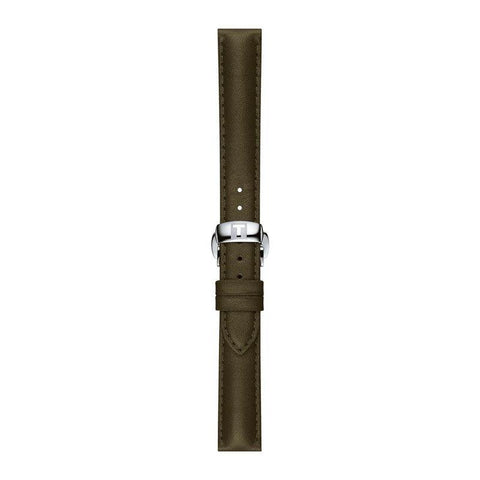 The Watch Boutique Tissot Official Green Leather Strap Lugs 15mm