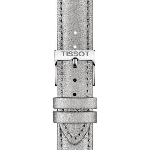 The Watch Boutique Tissot Official Grey Leather Strap Lugs 16mm