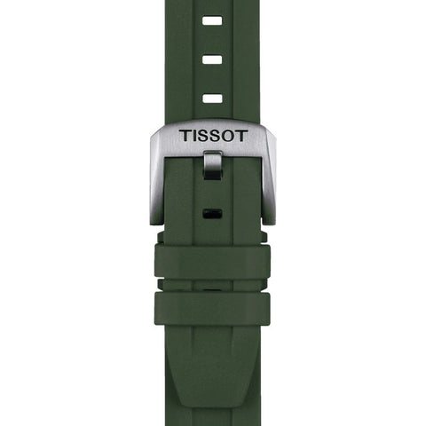 The Watch Boutique Tissot Official Khaki Rubber Strap 20mm