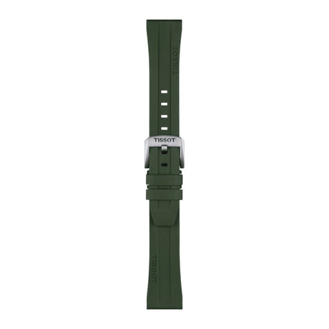 The Watch Boutique Tissot Official Khaki Rubber Strap 20mm