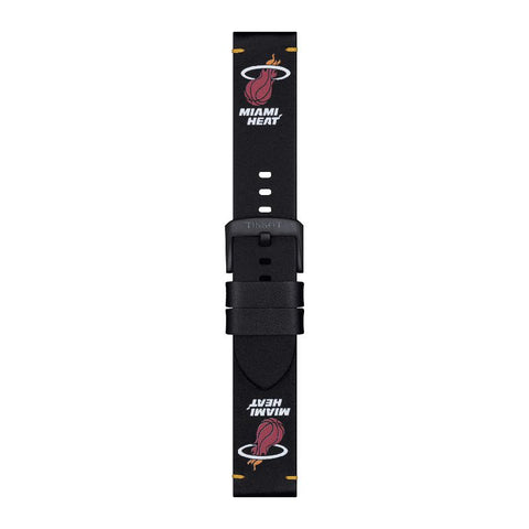The Watch Boutique Tissot Official NBA Leather Strap Miami Heat 22mm