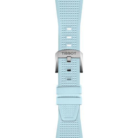 Tissot Official PRX Light Blue Rubber Strap