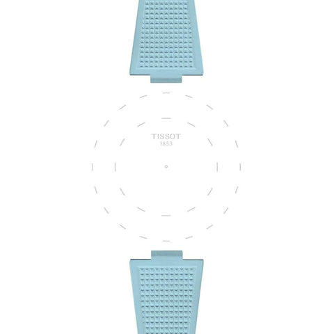 Tissot Official PRX Light Blue Rubber Strap