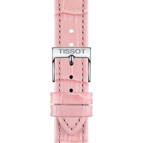 The Watch Boutique Tissot Official Pink Leather Strap Lugs 16mm