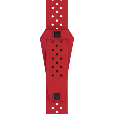 The Watch Boutique Tissot Official Red Sideral S Rubber Strap