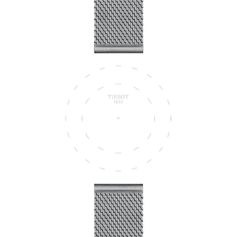 The Watch Boutique Tissot Official Steel Milanais Bracelet Lugs 22mm