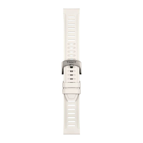 The Watch Boutique Tissot Official White Silicone Strap Lugs 21 mm