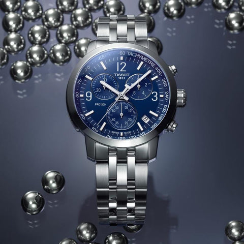 The Watch Boutique Tissot PRC 200 Chronograph Watch T114.417.11.047.00