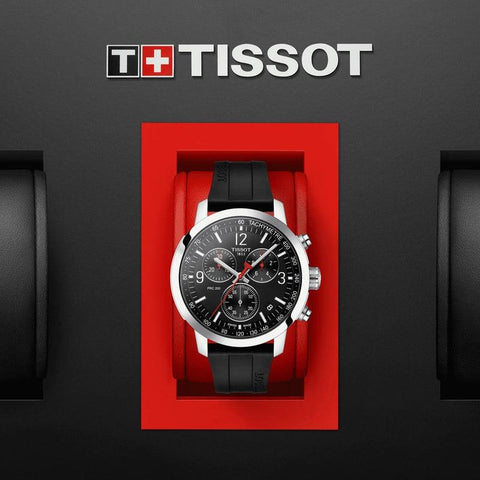 The Watch Boutique Tissot PRC 200 Chronograph Watch T114.417.17.057.00