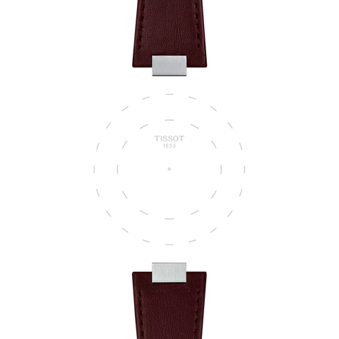 The Watch Boutique Tissot PRX 35mm Brown Leather Watch Strap T852.049.548