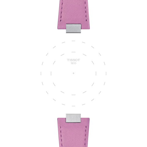 The Watch Boutique Tissot PRX 35mm Pink Leather Watch Strap T852.049.546