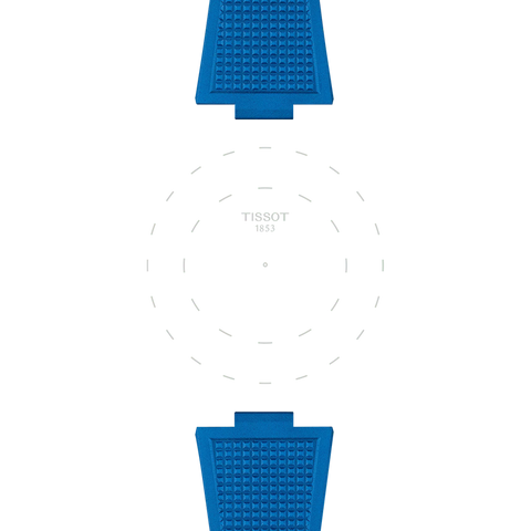 The Watch Boutique Tissot PRX 40mm Blue Rubber Watch Strap T852.049.577
