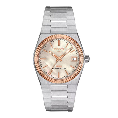 The Watch Boutique Tissot PRX Powermatic 80 Steel & 18K Gold Bezel Watch T931.207.41.111.00