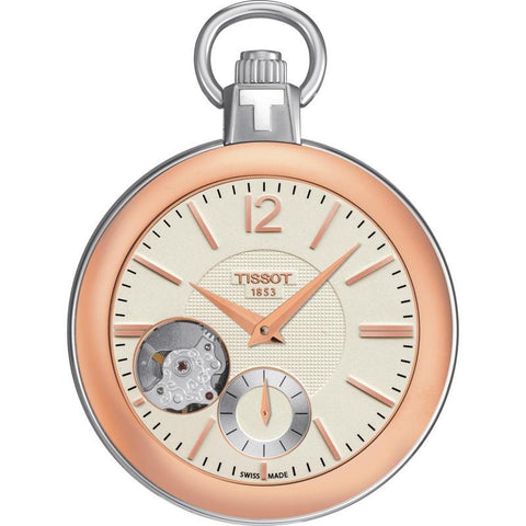 The Watch Boutique Tissot Pocket Mechanical Skeleton Watch T853.405.29.267.01