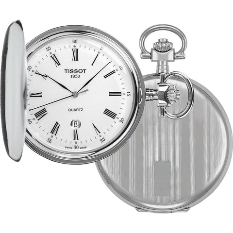 The Watch Boutique Tissot Savonnette 48.5mm White Pocket Watch T83.6.553.13