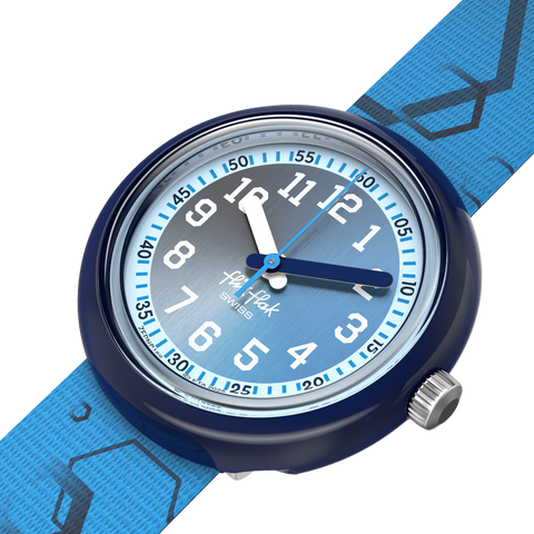 Flik Flak Quench In Blue Watch -  FPNP189