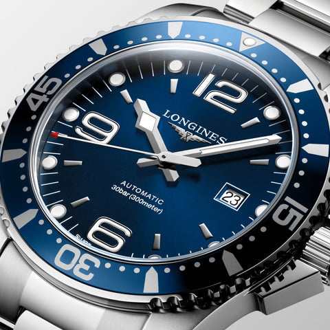 Longines HydroConquest Automatic Diver 44mm Watch L3.841.4.96.6