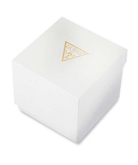 The Watch Boutique Guess Brown Coffee Automatic Watch with Leather Strap