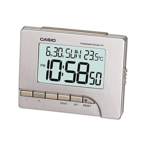 The Watch Boutique CASIO DIGITAL TABLE CLOCK - DQ-747-8DF