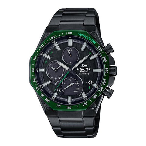 The Watch Boutique CASIO EDIFICE MENS 100M SAPPHIRE SOLAR BLUETOOTH - EQB-1100XDC-1ADR Default Title