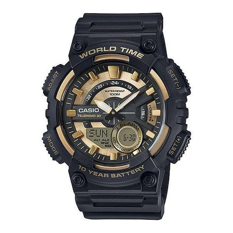 The Watch Boutique CASIO STANDARD COLLECTION MENS 100M - AEQ-110BW-9AVDF Default Title
