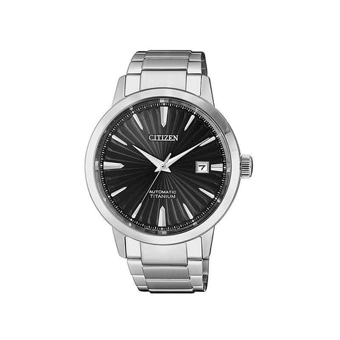 The Watch Boutique Citizen Automatic S.Titanium Black Dial Watch