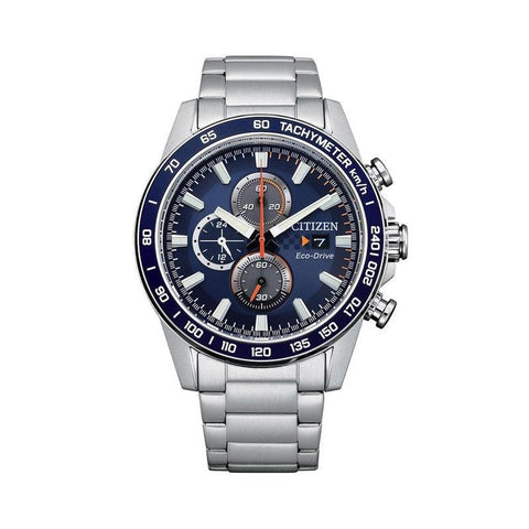 The Watch Boutique Citizen Eco-Drive Chronograph Collection Blue Dial