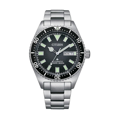 The Watch Boutique Citizen Promaster Eco-Drive Gents Automatic Diver's Black Dial NY0120-52E