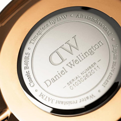 The Watch Boutique Daniel Wellington Bristol Rose Gold Classic Watch 40mm