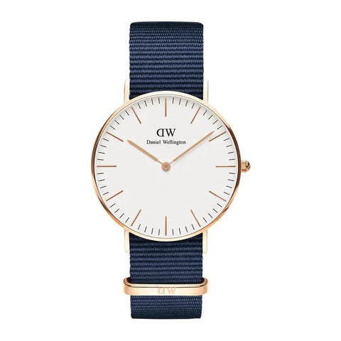 The Watch Boutique Daniel Wellington Classic Bayswater Rose Gold Eggshell White 36mm Watch