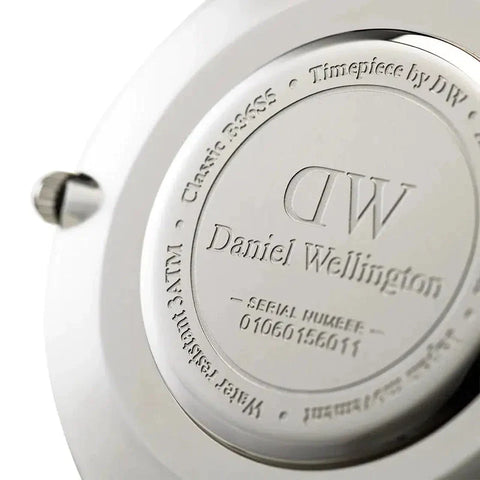 The Watch Boutique Daniel Wellington Classic Bayswater Silver Eggshell White 36mm Watch