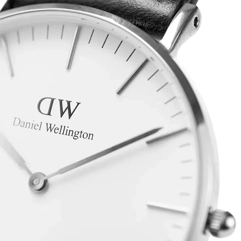 The Watch Boutique Daniel Wellington Classic Bayswater Silver Eggshell White 36mm Watch