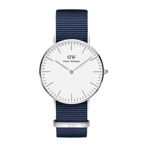 The Watch Boutique Daniel Wellington Classic Bayswater Silver Eggshell White 36mm Watch