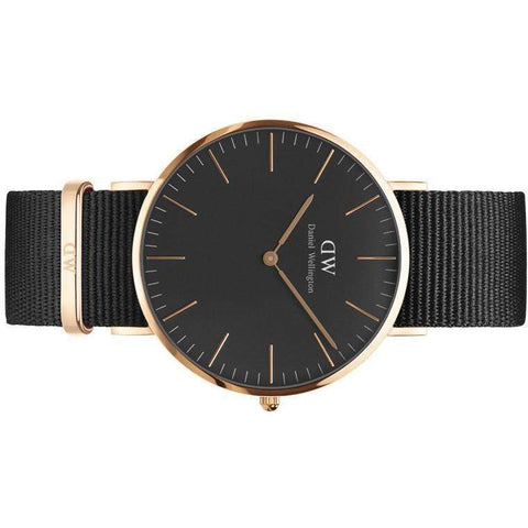 The Watch Boutique Daniel Wellington Classic Black RG Cornwall 40mm