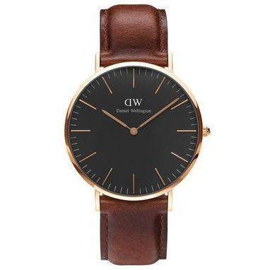 The Watch Boutique Daniel Wellington Classic Black RG St Mawes 40mm