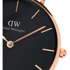 The Watch Boutique Daniel Wellington Classic Petite RG Melrose Black 32mm