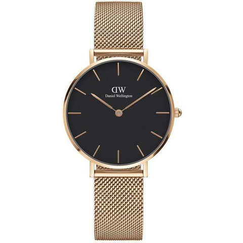 The Watch Boutique Daniel Wellington Classic Petite RG Melrose Black 32mm