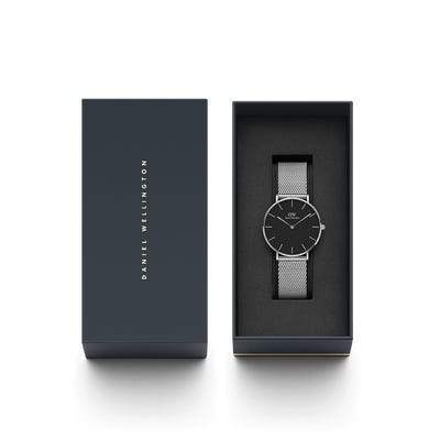 The Watch Boutique Daniel Wellington Classic Petite Sterling Black 36mm