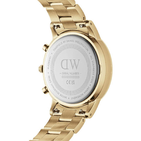 The Watch Boutique Daniel Wellington Iconic Chronograph Gold Watch 42mm