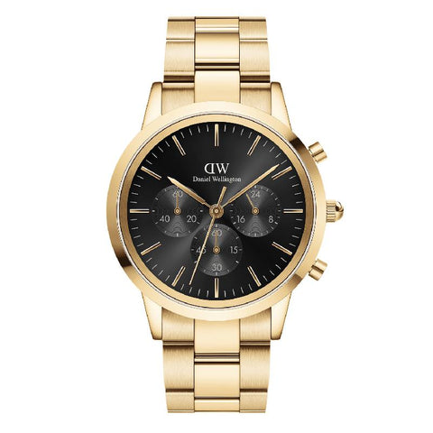 The Watch Boutique Daniel Wellington Iconic Chronograph Gold Watch 42mm