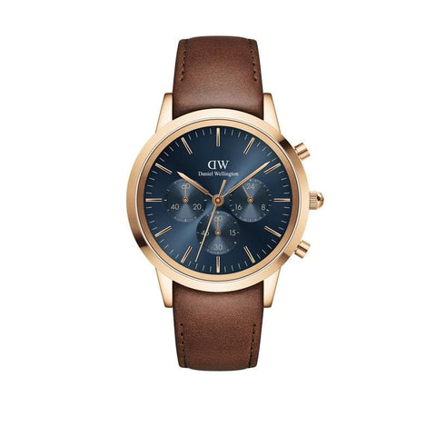 The Watch Boutique Daniel Wellington Iconic Chronograph RG Arctic Watch 42mm