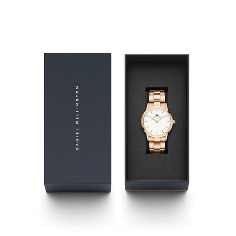 The Watch Boutique Daniel Wellington Iconic Link Rose Gold Watch 36mm