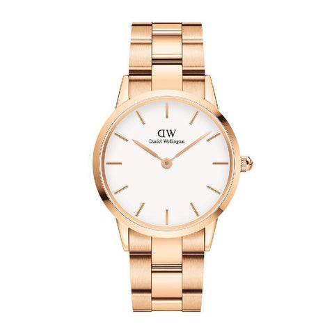 The Watch Boutique Daniel Wellington Iconic Link Rose Gold Watch 36mm