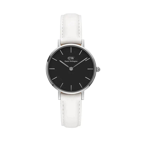 The Watch Boutique Daniel Wellington Petite Bondi Silver Black 28mm Watch