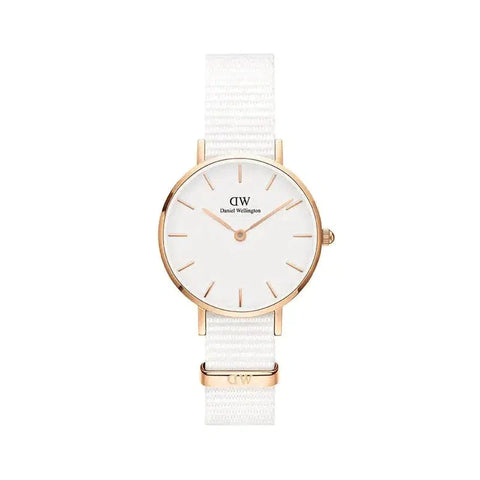 The Watch Boutique » Daniel Wellington Petite Dover Rose Gold Eggshell White 28mm Watch (50% off)