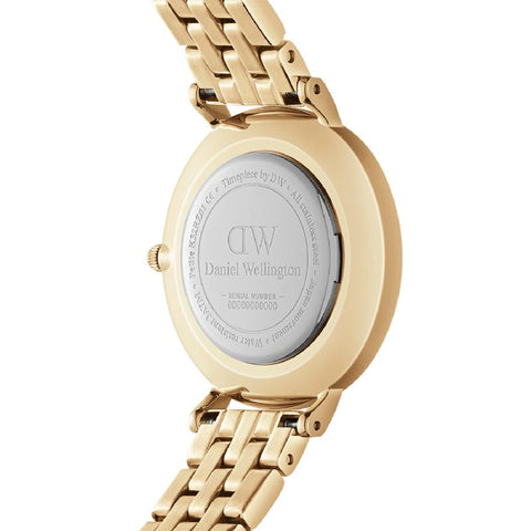 The Watch Boutique Daniel Wellington Petite Lumine 5-Link Ever Gold 28mm Watch