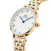 The Watch Boutique Daniel Wellington Petite Roman Numerals 5-Link Gold 28mm Watch