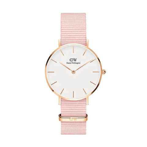 The Watch Boutique » Daniel Wellington Petite Rosewater Rose Gold Eggshell White 32mm Watch (50% off)